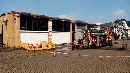 Northampton factory fire