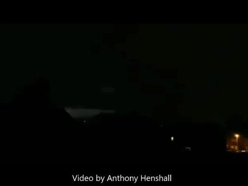 Lightning strikes in Wakefield