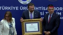ANKARA-Bakan Pekcan, 'Türkiye Ürün Borsası Faaliyet İzni Belgesi Teslim Töreni'ne katıldı