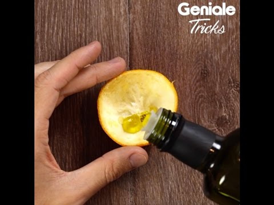 Von jetzt an werde ich Mandarinen so schälen - Wunderschön!