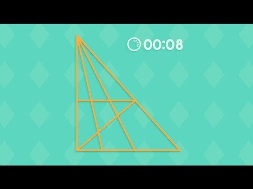 Das ist ja knifflig - wie viele Dreiecke siehst du?