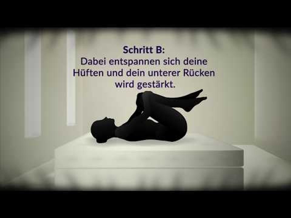 Das passiert, wenn du jeden Abend die Knie anwinkelst.