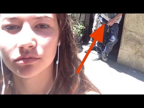 Die Frau wird auf der Straße belästigt. 1 Monat später...