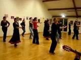 Cours de flamenco 2008 à Versailles