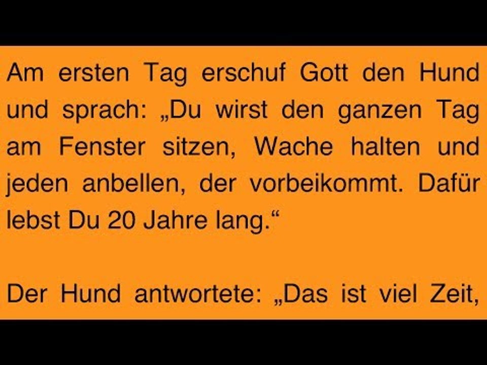 Als Gott den Menschen erschuf, wurde er gierig. Das haben wir jetzt davon.