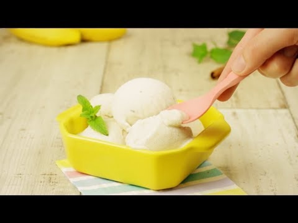 Bananen Eis: ein leichtes und veganes Dessert Rezept für Naschkatzen