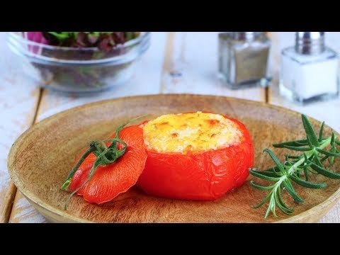 Rührei in der Tomate - ein gesundes und leichtes Frühstücks Rezept