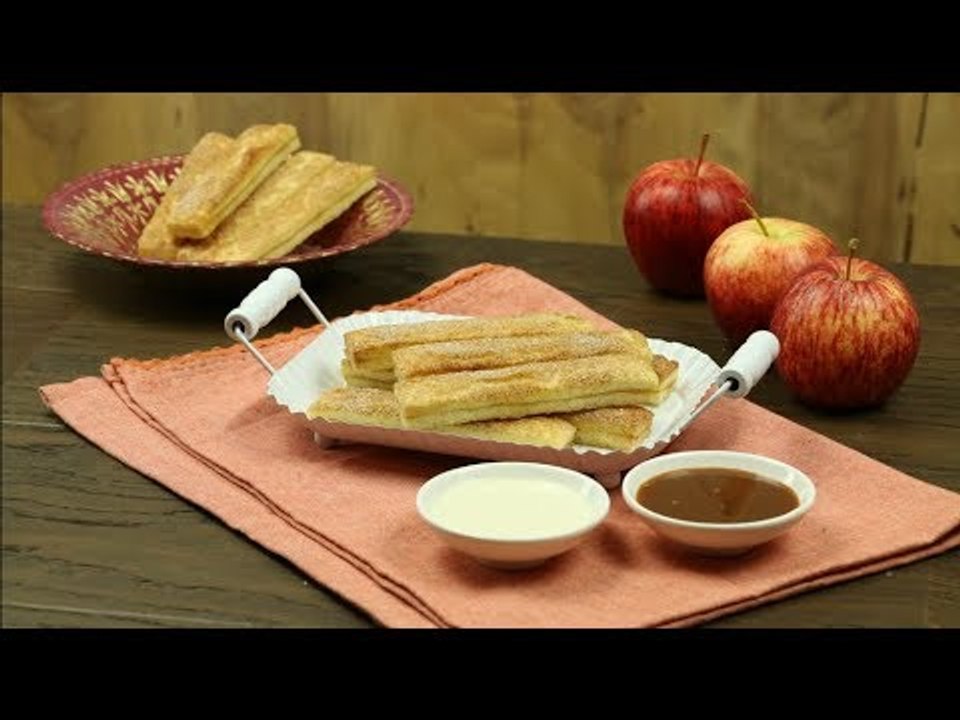 Diese leckeren Apfelkuchen Stäbchen findest du in unserem Kochbuch!