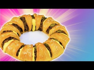 Cheeseburger selber machen - mit diesem Cheeseburger Rezept für den ausgefallenen Cheeseburger Ring.