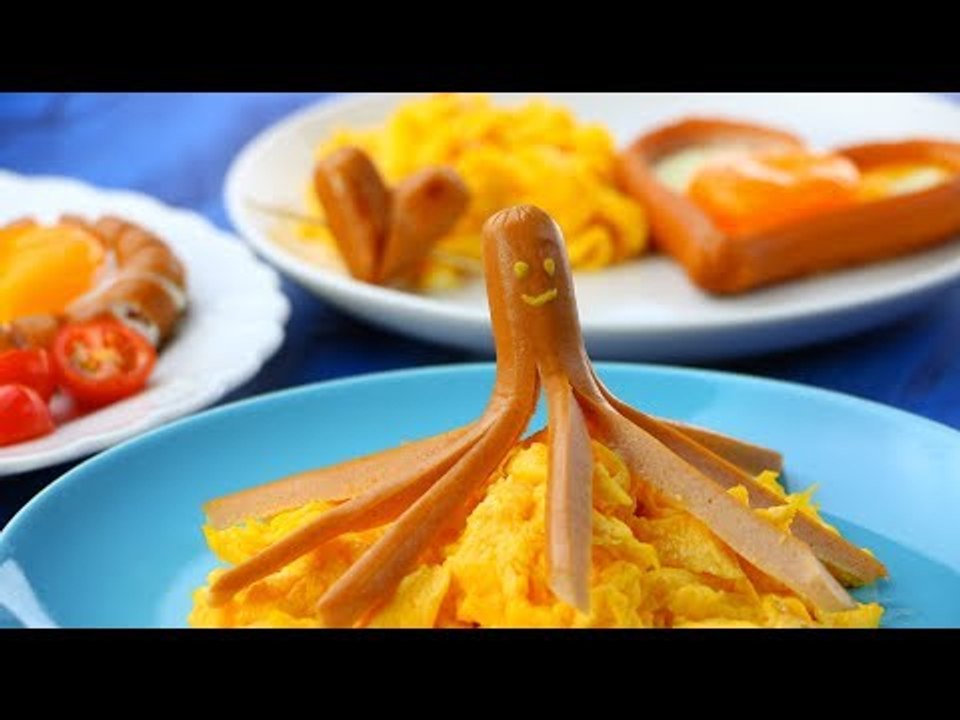 So wird jeder Morgen ein guter Morgen: 4 fröhliche Frühstücksteller.