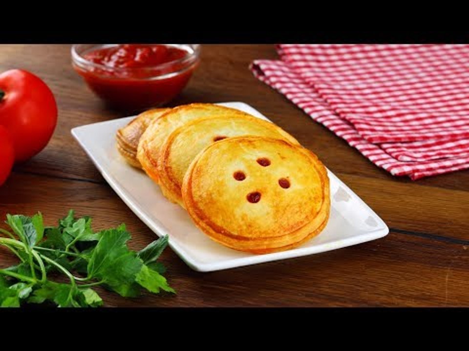 Mini-Pizza trifft auf Pastete: die Pizza-Knöpfe.