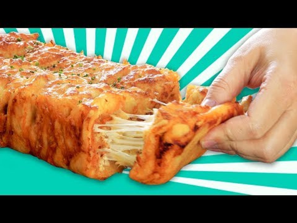 Zupfbrot selber machen - ein Rezept mit Käse und Hühnchen