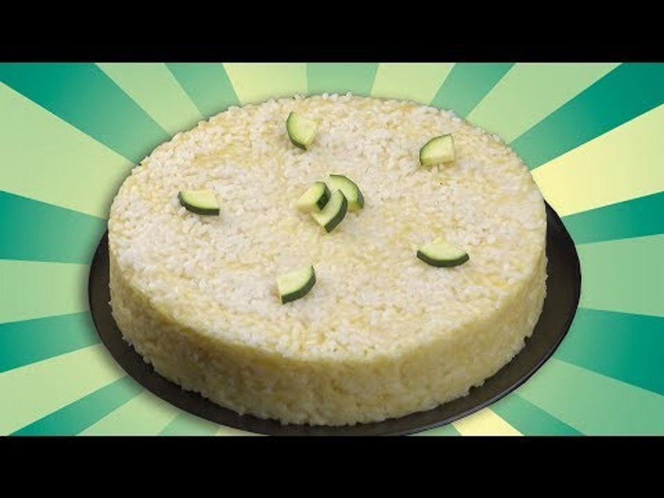 Gemüse Kuchen selber machen - Rezept für wunderschöne Torte mit Reis und Zucchini