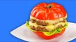 Burger selber machen mal ganz anders - Rezept für einen Tomaten-Cheeseburger!