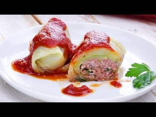 Herzhafte Kohl Roulade - ein Hackfleisch Rezept traditionell polnisch