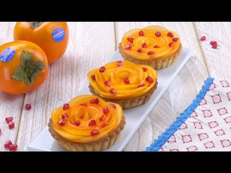 Fruchtige Kaki-Törtchen - ein beeindruckendes Gebäck-Rezept mit Gelinggarantie