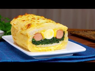 Sandwich Kuchen - ein Knaller Rezept für das Abendessen mit Toastbrot