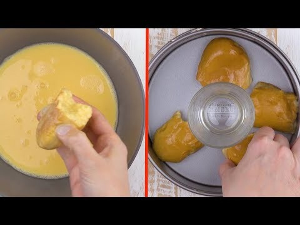 Das Glas in der Mitte der Brötchen macht diese Rezepte aus!