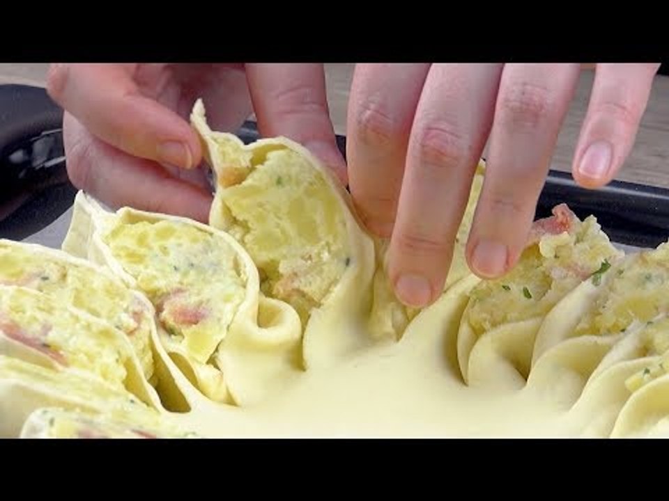 Krass, was man mit Kartoffelbrei machen kann! Muss man erstmal drauf kommen!