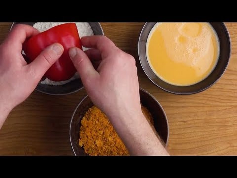 Diese panierten Paprikas sind ein Ofen-Brüller!