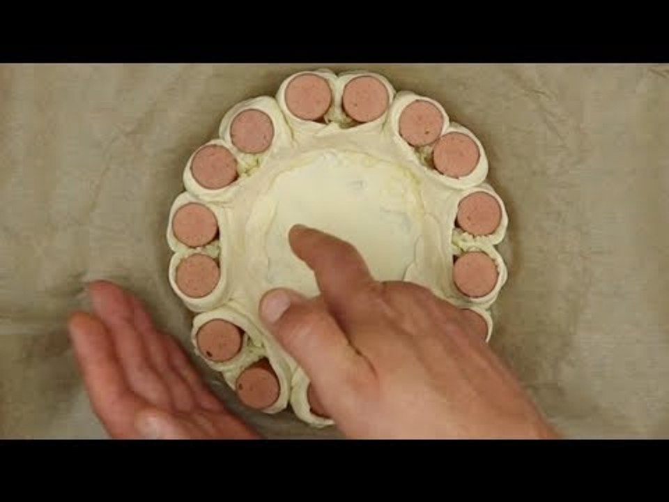 Hättest du gedacht, dass man mit 16 Wurststückchen so...