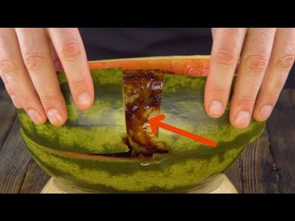 Wenn diese Melone aufgeschnitten wird, fallen dir die Augen aus!