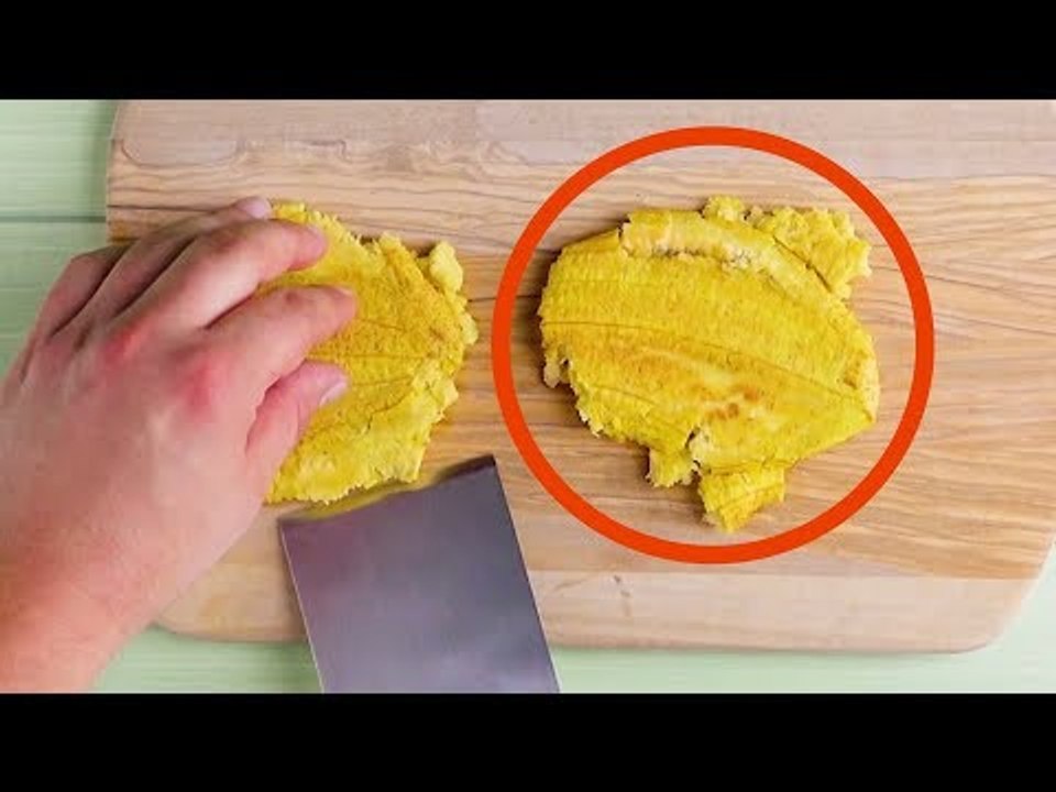 Das neue Fast Food: Zerdrücke DAS dafür mit einem Brett. Hammermäßig!