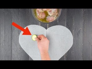 Lege das Gemüse SO auf das ausgeschnittene Papier. Nach 15 Min flippen alle aus.