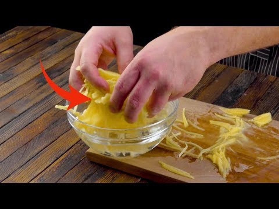 Wenn du die Kartoffel SO schneidest, verblüffst du alle am Esstisch.