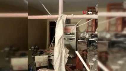 Klima motoru patladı ortalık savaş alanına döndü