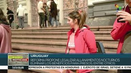 Uruguay: sectores sociales llaman a rechazar proyecto Vivir sin miedo