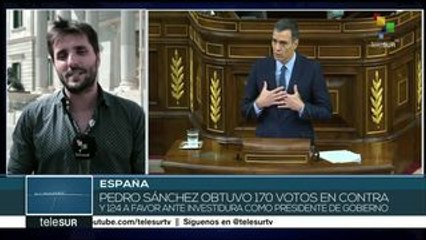 Pedro Sánchez pierde primera votación de investidura en España