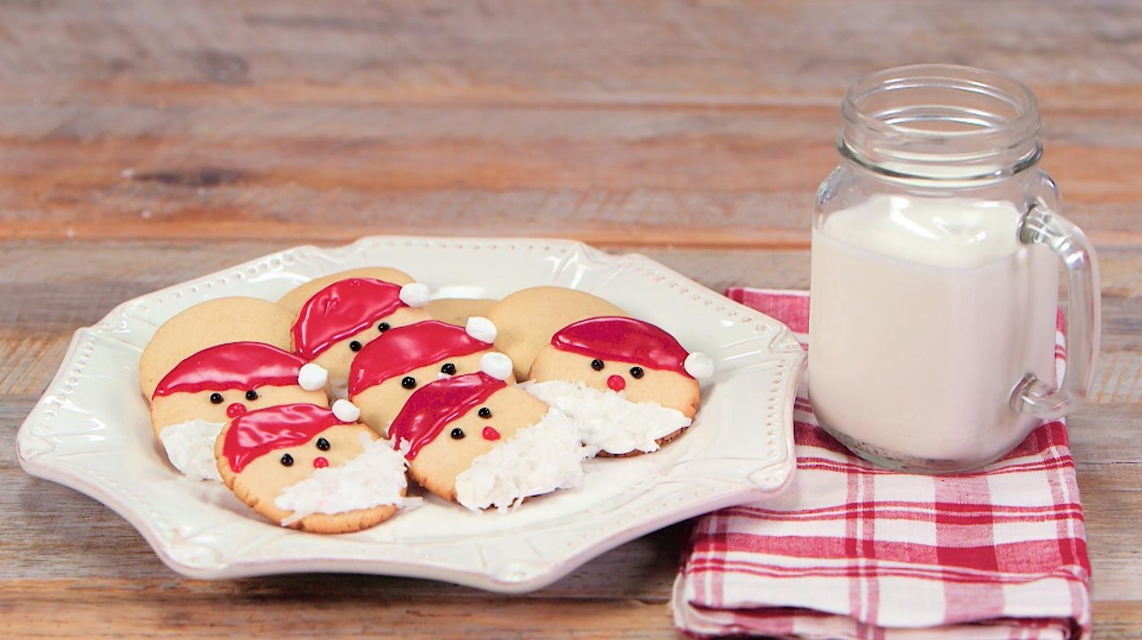 Easy Santa Cookies