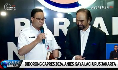Didorong Capres 2024, Anies: Saya Lagi Urus Jakarta