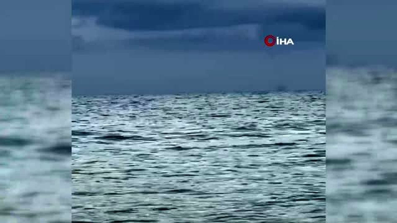 Cide sahilinde korkutan hortum
