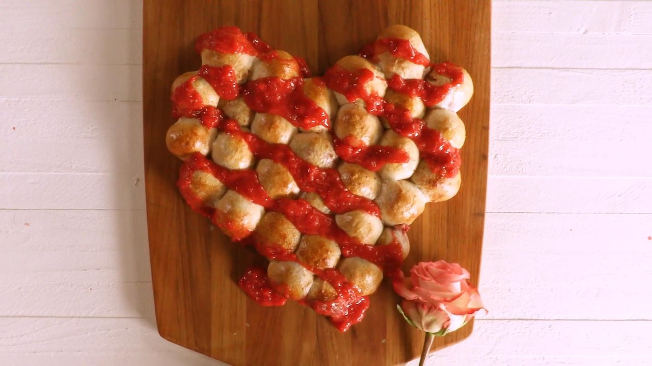 Strawberry Pull-Apart Heart