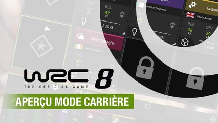 WRC 8 - Aperçu Mode Carrière