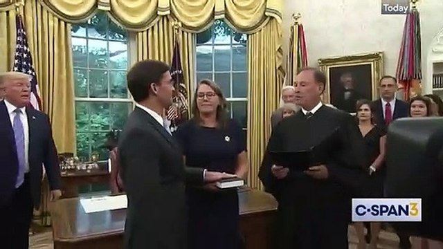Trump's Pick Mark Esper Sworn In As Defense Secretary