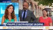 Canicule: Édouard Philippe et Agnès Buzyn visitent un Ehpad