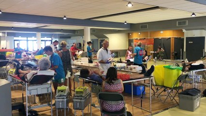 Lons-le-Saunier : ils viennent donner leur sang pendant la canicule