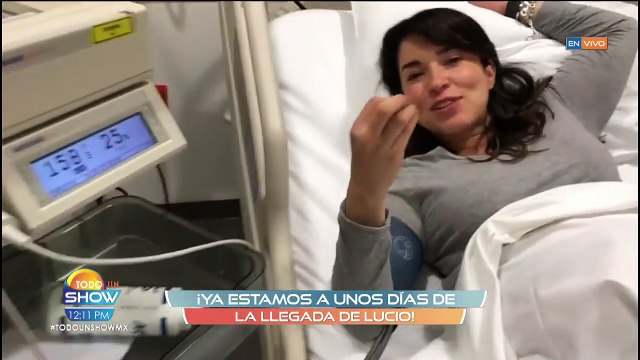 ¡Mira cómo late el corazón de Lucio! Laura G está a unos días de convertirse en mamá.