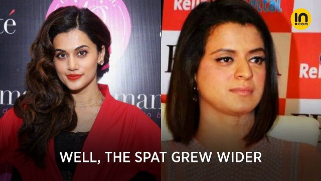 Taapsee Pannu finally reacts to sisters Kangana Ranaut and Rangoli Chandel