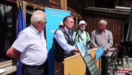 Lancement du troisième tronçon du téléphérique de La Meije