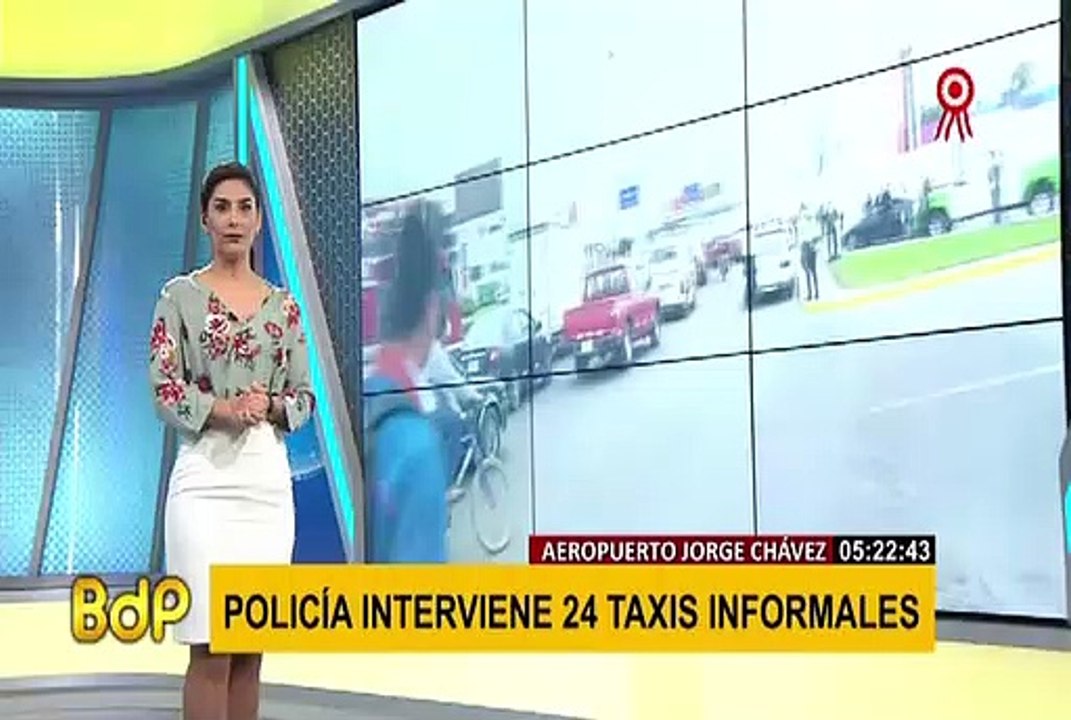 Retiran taxis informales del Aeropuerto Jorge Chávez