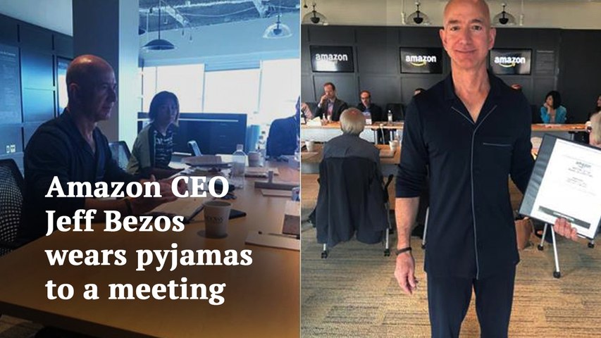 Why Amazon CEO Jeff Bezos wore pajamas to board meeting