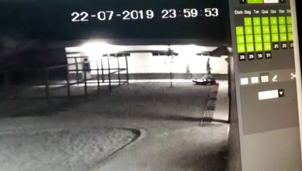 Câmeras mostram ação de criminosos no Cmei do Cascavel Velho