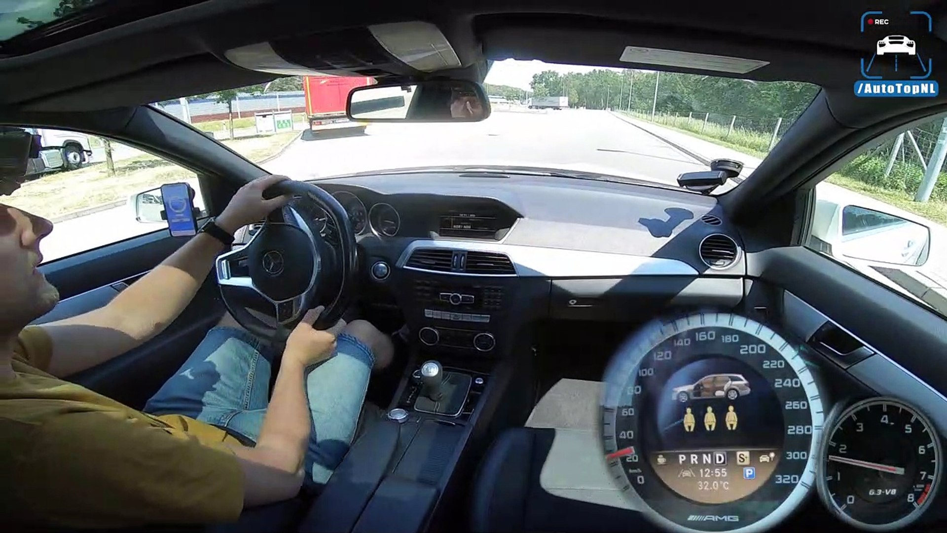 630HP C63 AMG SUPERCHARGED Elmerhaus on AUTOBAHN by AutoTopNL