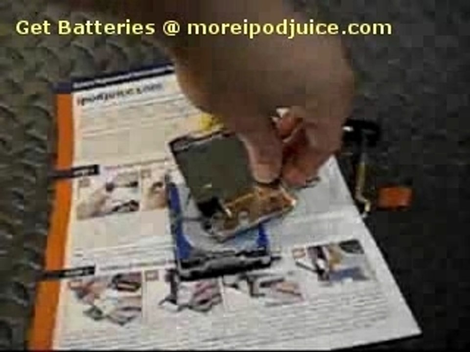 Video Ipod Battery Replacement
