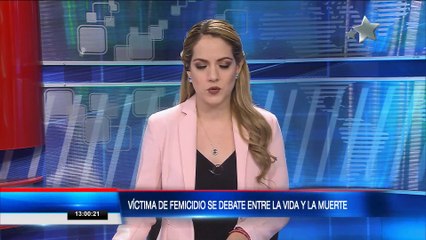 Víctima de femicidio se debate entre la vida y la muerte