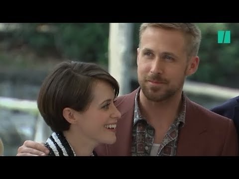 Les images de l'arrivée de Ryan Gosling et Claire Foy à la Mostra de Venise